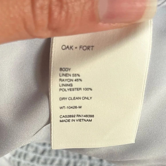 NWT LINEN/LIN BLEND PUFF SLEEVE BLOUSE - Picture 9 of 14